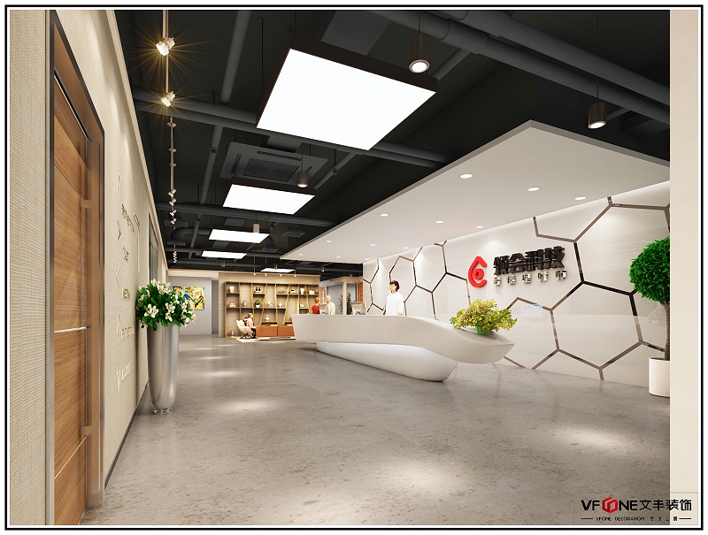 文豐裝飾辦公室裝修效果圖