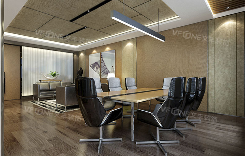 辦公室中式裝修效果圖