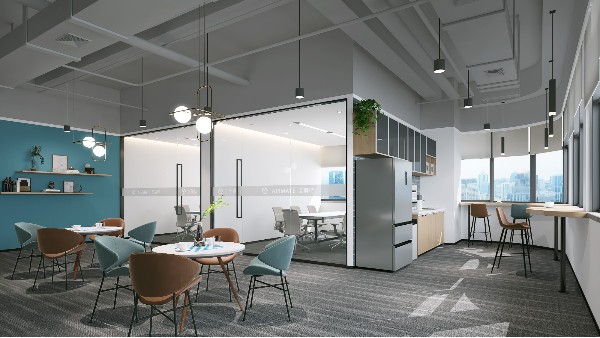 辦公室裝修效果圖-小型工業(yè)風(fēng)辦公室設(shè)計(jì)效果圖