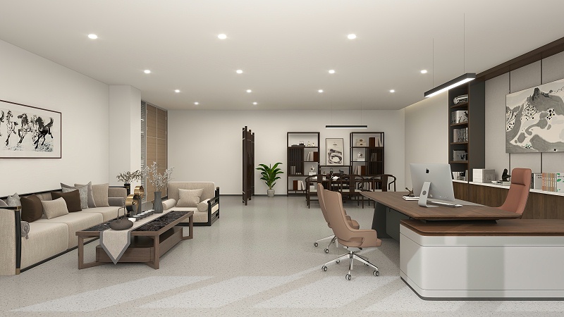 C2棟-董事長室設(shè)計-文豐裝飾