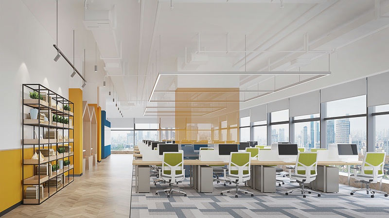開放辦公區(qū)改造設計