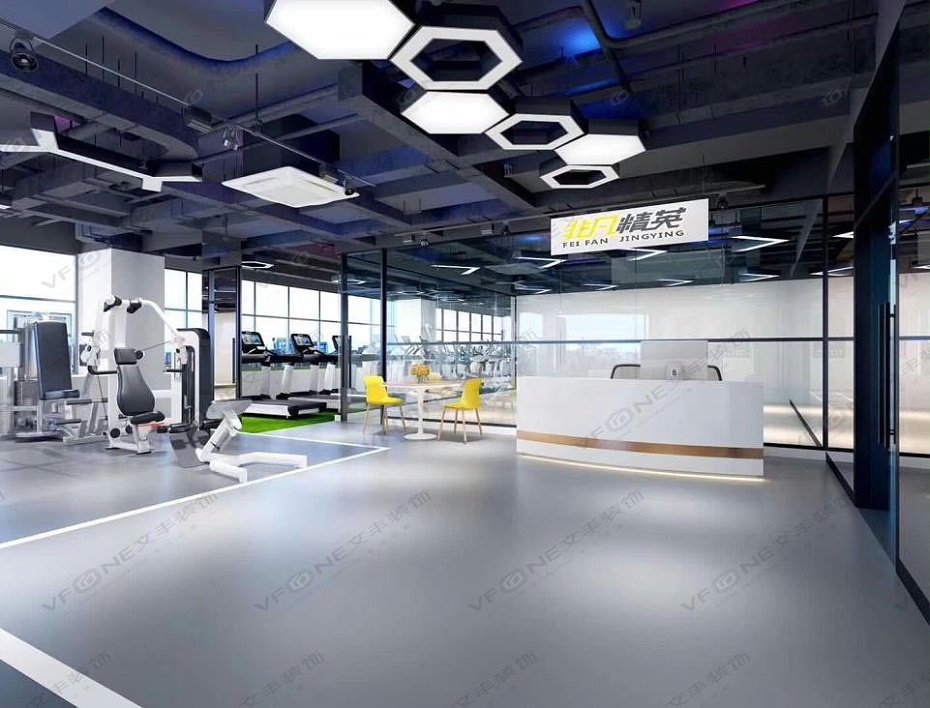 深圳健身房裝修設計公司-文豐裝飾