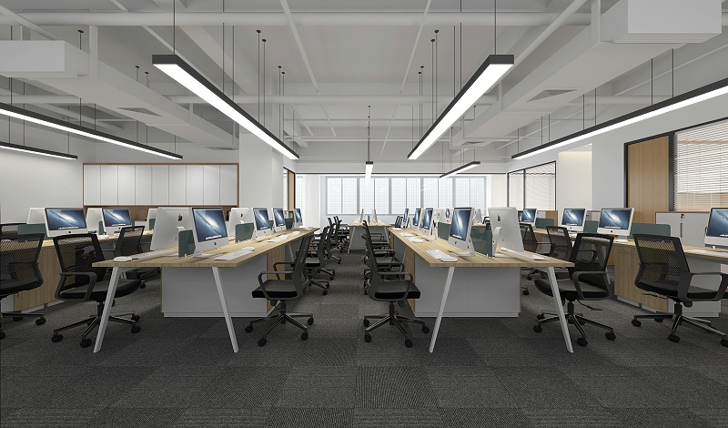 辦公區(qū)裝修效果圖