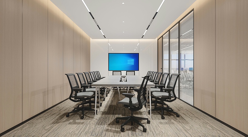 頂點會議室效果圖-文豐裝飾