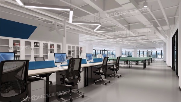 龍華辦公室裝修設計拒絕平面化，追求辦公室層次感