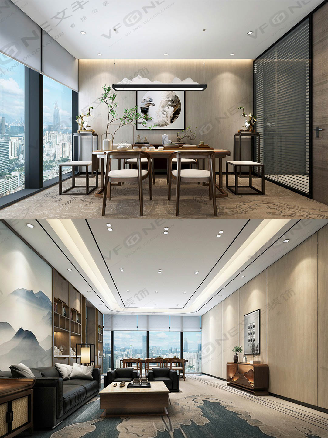 光明寫字樓裝修設(shè)計(jì)公司 | 以匠心打造簡(jiǎn)約大氣的財(cái)富管理機(jī)構(gòu) | 光明辦公室裝修