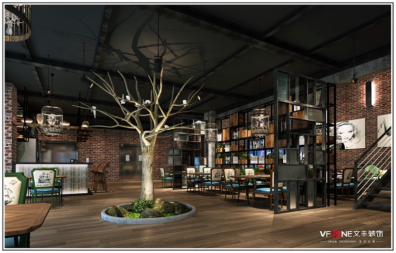 咖啡店設(shè)計(jì)-文豐裝飾