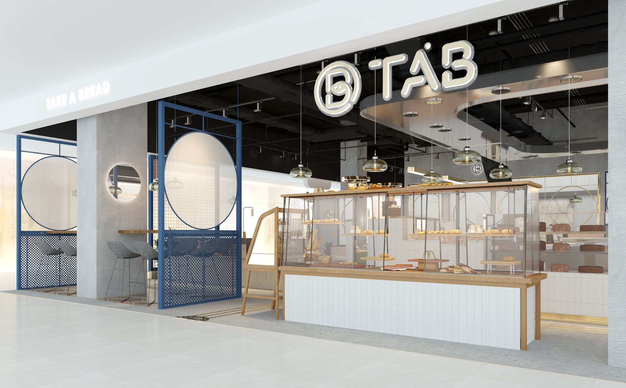 面包店設(shè)計效果圖片