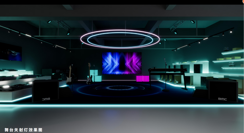 展廳裝修設(shè)計效果圖-文豐裝飾公司