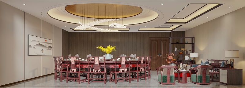 中式風(fēng)辦公室設(shè)計