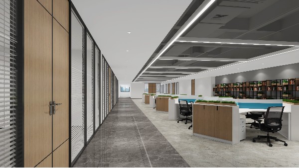 辦公室裝修效果圖欣賞-設(shè)計辦公室裝修效果圖-現(xiàn)代辦公室裝修效果圖-深圳文豐裝飾